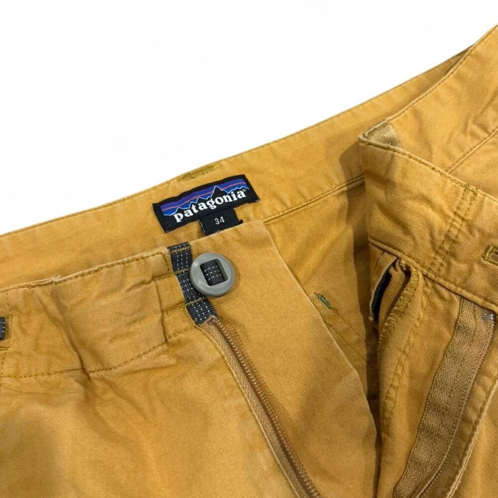 Patagonia Men's Yellow and Tan Trousers - Picture 5 of 7
